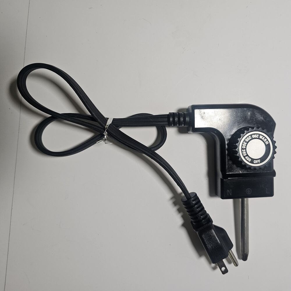 Adjustable Thermostat Power Probe Cord Smokers & Electric Griddles